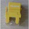 臺勝TAIWIN彩色布線超五類非屏蔽黃色信息模塊
