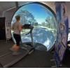 健身跑步場景3D投影模擬顯示