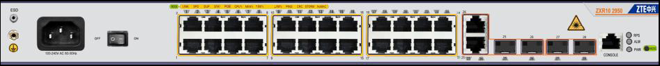 ZTE/中興ZXR10 RS-2950-28TC-AC交換機