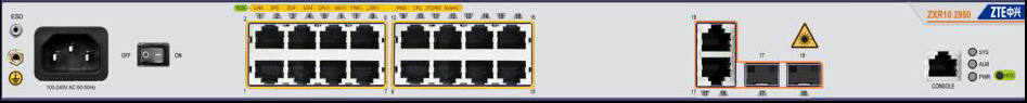 ZTE/中興ZXR10 RS-2950-18TC-AC交換機