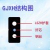1芯GJXH室內光纜單模皮纜蝶形引入皮線光纜線皮纜光纖