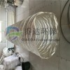 廠家生產(chǎn)散裝機伸縮布袋 帆布吊環(huán)式伸縮布筒 除塵器軟連接
