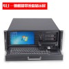4U工控機箱帶液晶顯示屏4U一體機箱服務器機箱ATX大板位