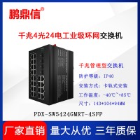 4光24電全千兆工業(yè)級(jí)環(huán)網(wǎng)交換機(jī) 管理型交換機(jī) 導(dǎo)軌交通工程專(zhuān)用